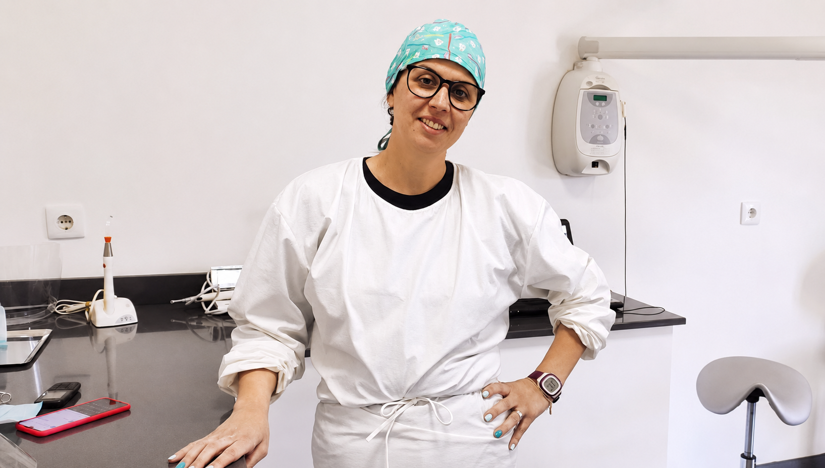 Márcia Sousa em ambiente clínico